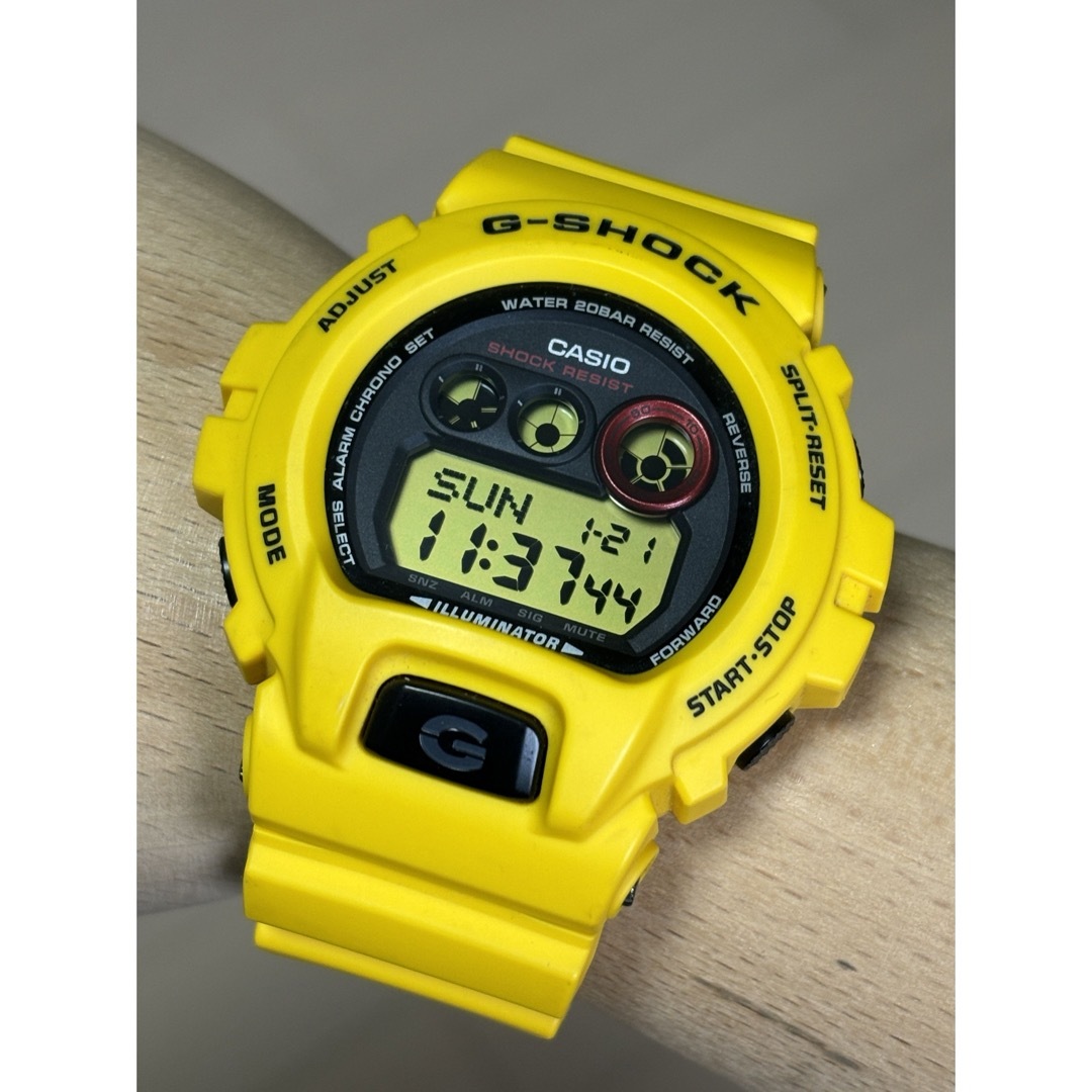 G-SHOCK/30周年/イエロー/限定/GD-X6900/箱付/デカG/黄×黒メンズ