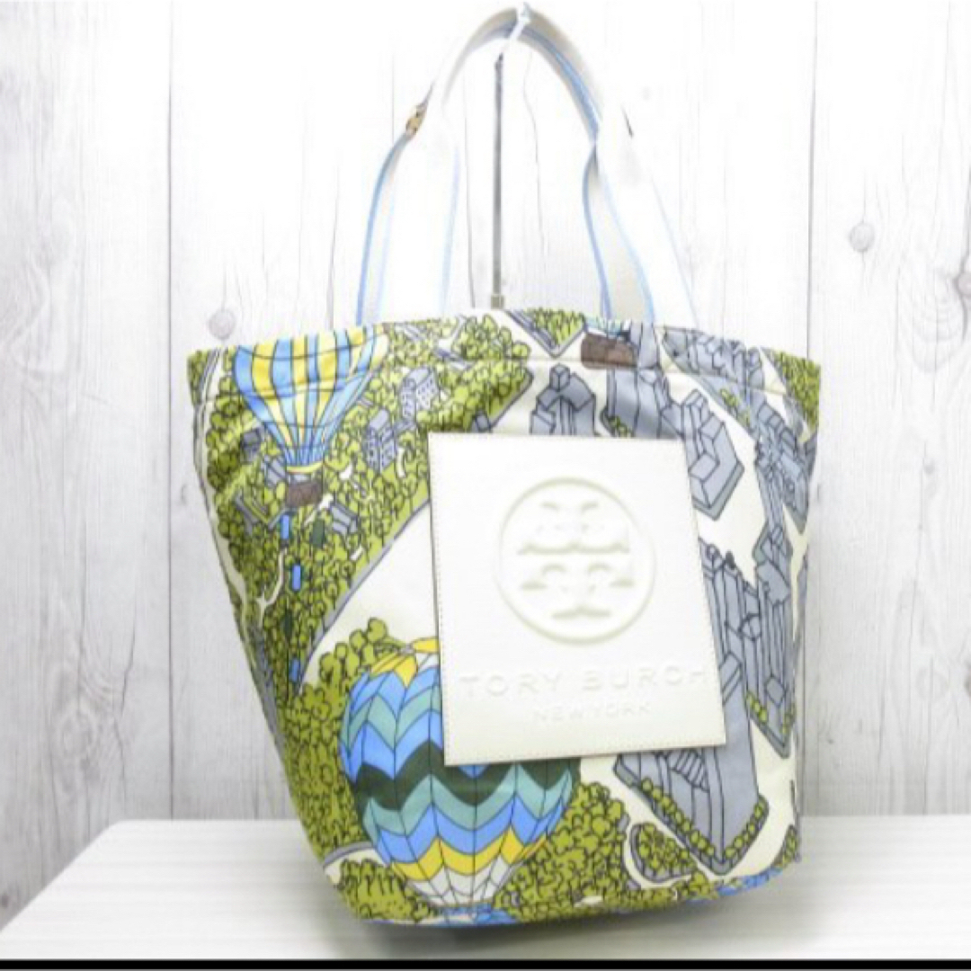 Tory Burch(トリーバーチ)のTory Burch トートバッグ ナイロン×レザー×キャンバス レディースのバッグ(トートバッグ)の商品写真