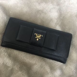 プラダ(PRADA)の正規品 プラダ 長財布 黒(財布)