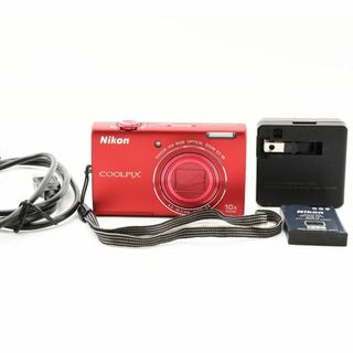 ニコン(Nikon)の★ Nikon COOLPIX S6200 レッド ニコン コンデジ(コンパクトデジタルカメラ)