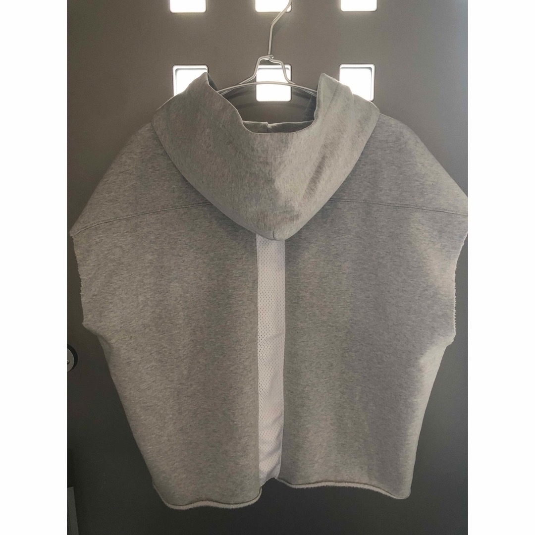 ASRV cutoff hoodie heather grey L メンズのトップス(スウェット)の商品写真