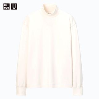 ユニクロ(UNIQLO)のUNIQLO U ヒートテックコットンタートルネックT（長袖）(Tシャツ(長袖/七分))