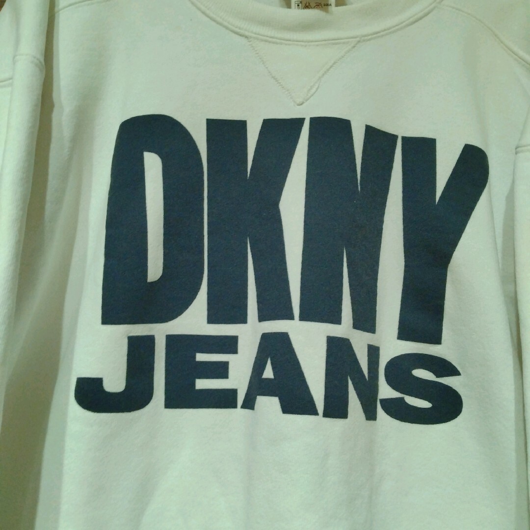 DKNY(ダナキャランニューヨーク)の【USA製】古着 90's DKNY JEANS LOGO SWEAT メンズのトップス(スウェット)の商品写真