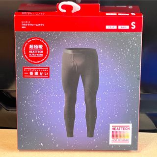 ユニクロ(UNIQLO)の【新品】ユニクロ　ヒートテックウルトラウォームタイツ　メンズ　S  ブラック(レギンス/スパッツ)