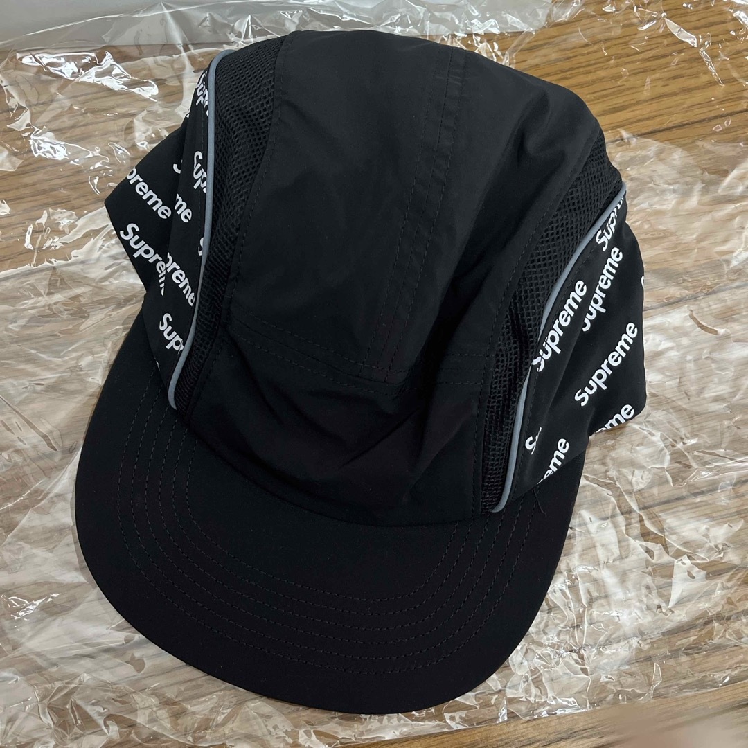 キャップシュプリーム  18SS  Diagonal Logo Side Panel Camp Cap ダイアゴナルロゴサイドパネルキャンプキャップ メンズ