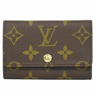 ルイヴィトン(LOUIS VUITTON)の本物 ルイヴィトン LOUIS VUITTON LV ミュルティクレ 6 モノグラム キーケース 6連 ブラウン M62630 Multicles ビトン 雑貨小物 中古(キーケース)