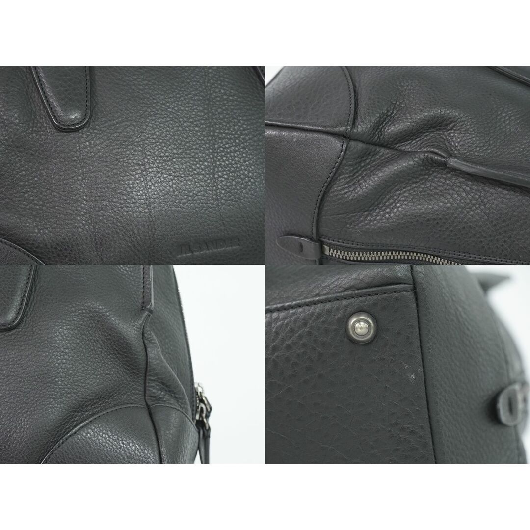 JIL SANDER - 本物 ジル サンダー JIL SANDER レザー ボストン JIL SANDER - 本物 ジル サンダー JIL SANDER レザー ボストン