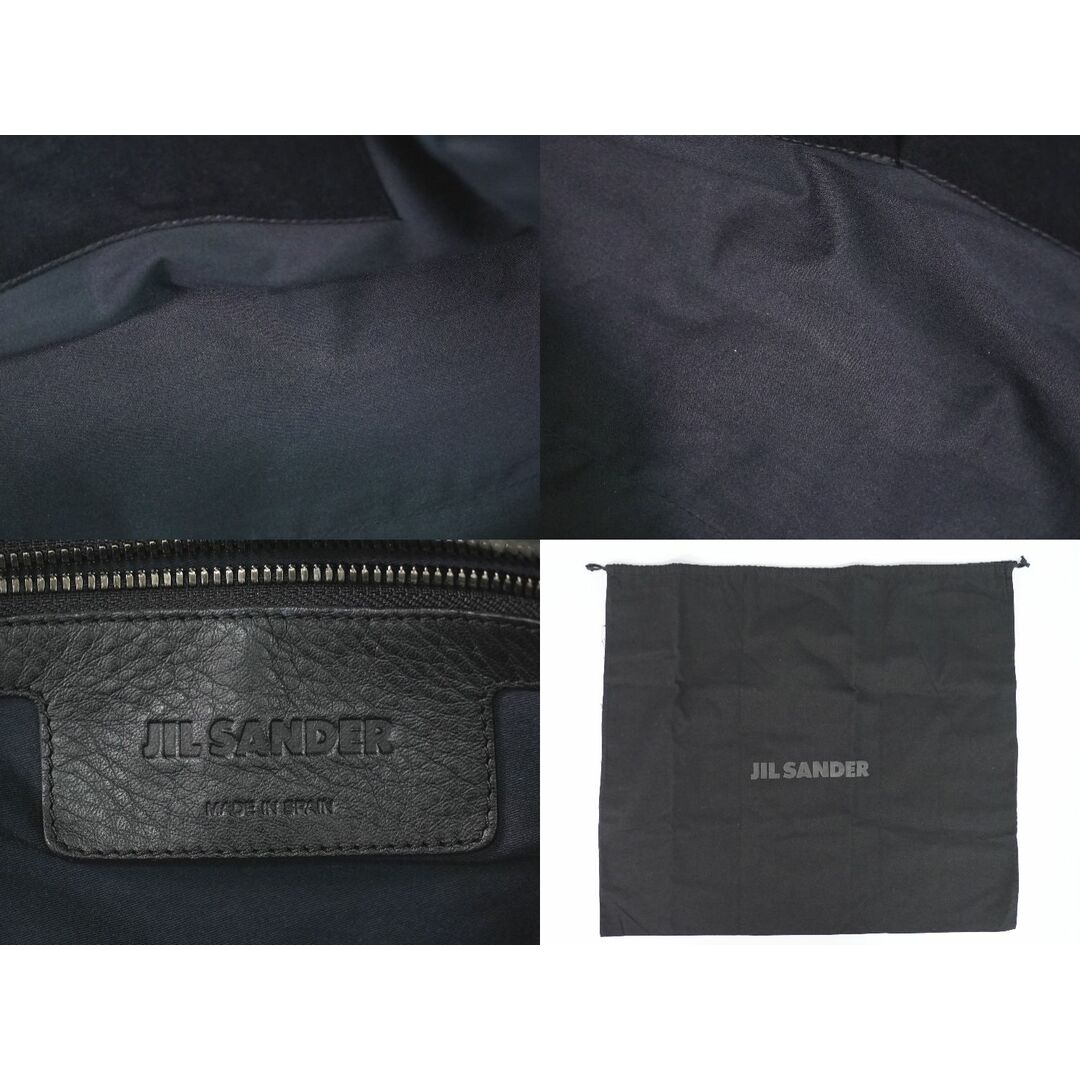 JIL SANDER - 本物 ジル サンダー JIL SANDER レザー ボストン JIL SANDER - 本物 ジル サンダー JIL SANDER レザー ボストン