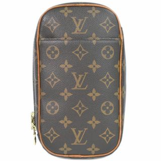 ルイヴィトン(LOUIS VUITTON)の本物 ルイヴィトン LOUIS VUITTON LV ポシェットガンジュ モノグラム ボディバッグ ショルダーバッグ ブラウン M51870 Pochette Gange ビトン バッグ 中古	(ボディーバッグ)