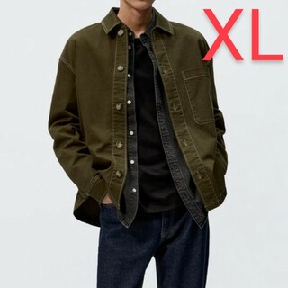 ザラ(ZARA)のzara シャツジャケット　XLサイズ(シャツ)