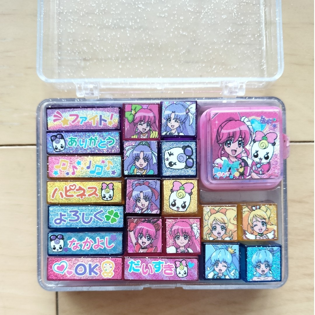 1LDK SELECT(ワンエルディーケーセレクト)のハピネスチャージプリキュア　スタンプセット エンタメ/ホビーのおもちゃ/ぬいぐるみ(キャラクターグッズ)の商品写真