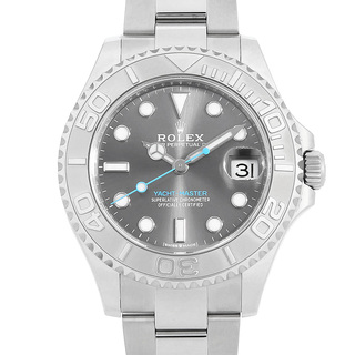 ロレックス(ROLEX)のロレックス ヨットマスター ロレジウム 268622 スレート (ダークロジウム/グレー) ランダム番 ボーイズ(ユニセックス) 中古 腕時計(腕時計(アナログ))