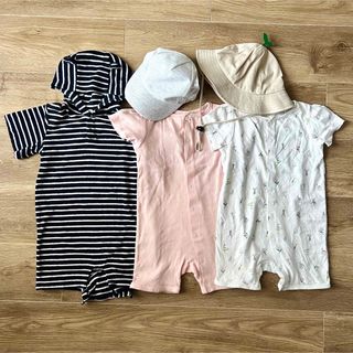 エイチアンドエイチ(H&H)の【H&M】ベビー服★5点セット(ロンパース)