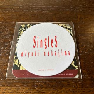 新品未使用　中島みゆき  Singles 購入特典 コースター2枚セット(その他)