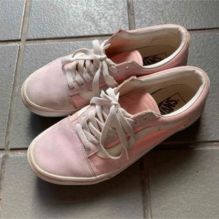 ヴァンズ(VANS)のvans ピンクスニーカー(スニーカー)