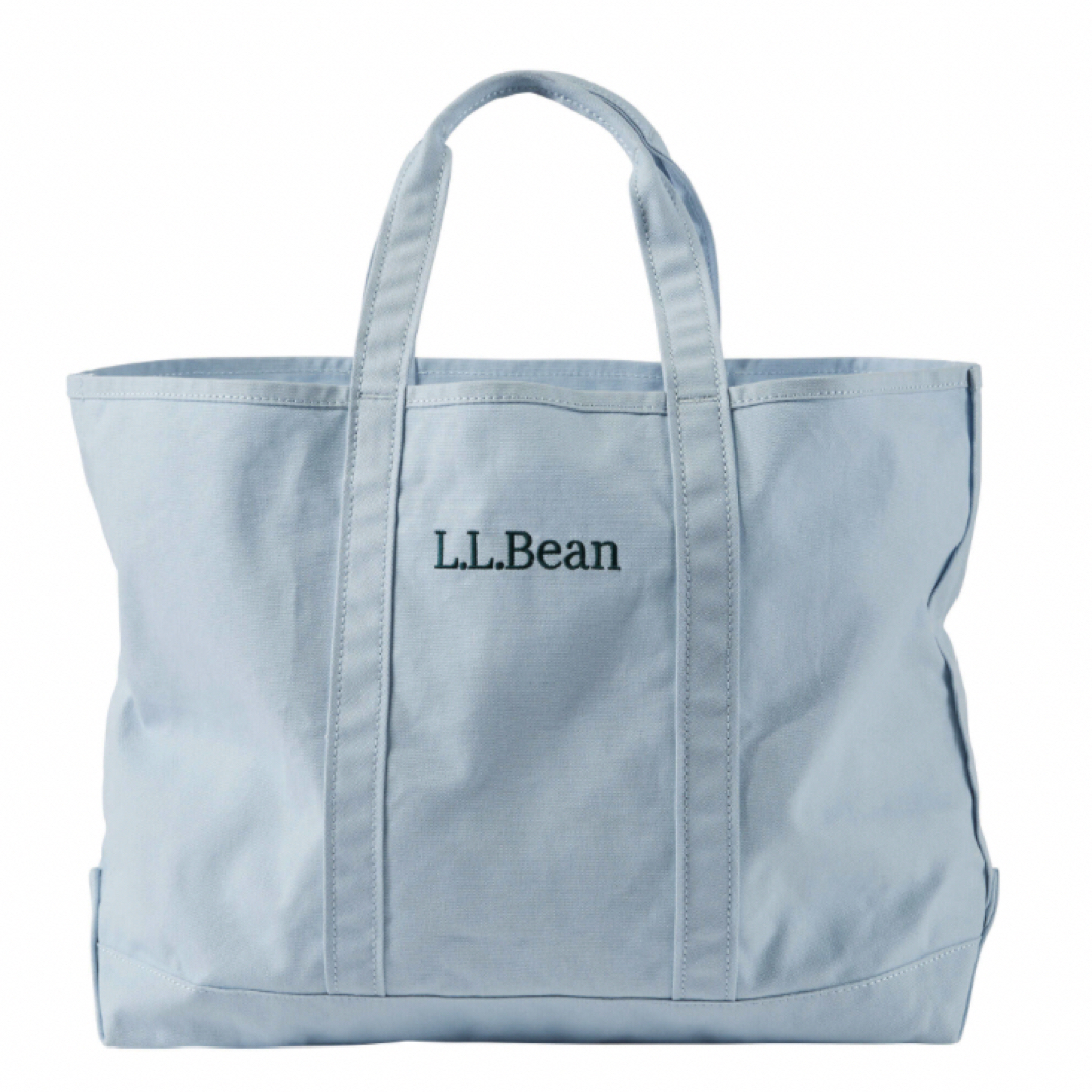 【新品・未使用】L.L.Bean  グローサリートート　ベージュ　サーフブルー