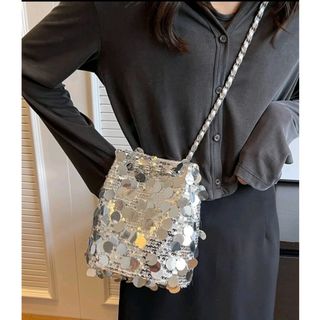 ★レディース ショルダーバック トートバッグ ハンドバッグ スパンコール(ショルダーバッグ)