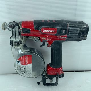 マキタ(Makita)のκκMAKITA マキタ 高圧エア釘打ち 本体のみ コードレス式 32mm 4829 キズ・ヨゴレ有 AR320HR レッド(その他)