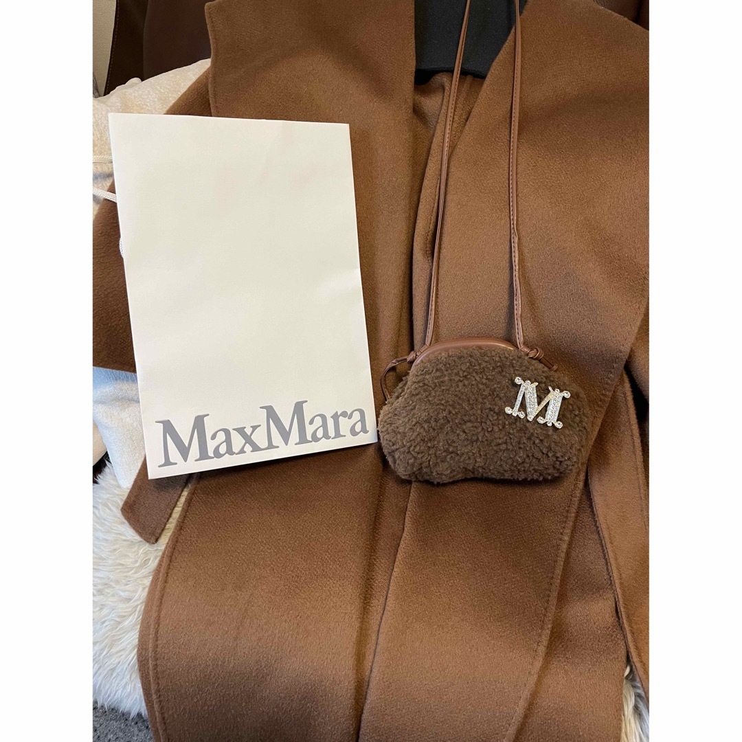 MaxMara テディ好きの方に！ミニショルダーバッグ+ブローチのセット！