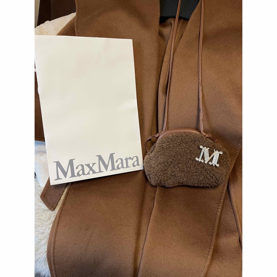 Max Mara(マックスマーラ)のMaxMara テディ好きの方に！ミニショルダーバッグ+ブローチのセット！ レディースのバッグ(ショルダーバッグ)の商品写真