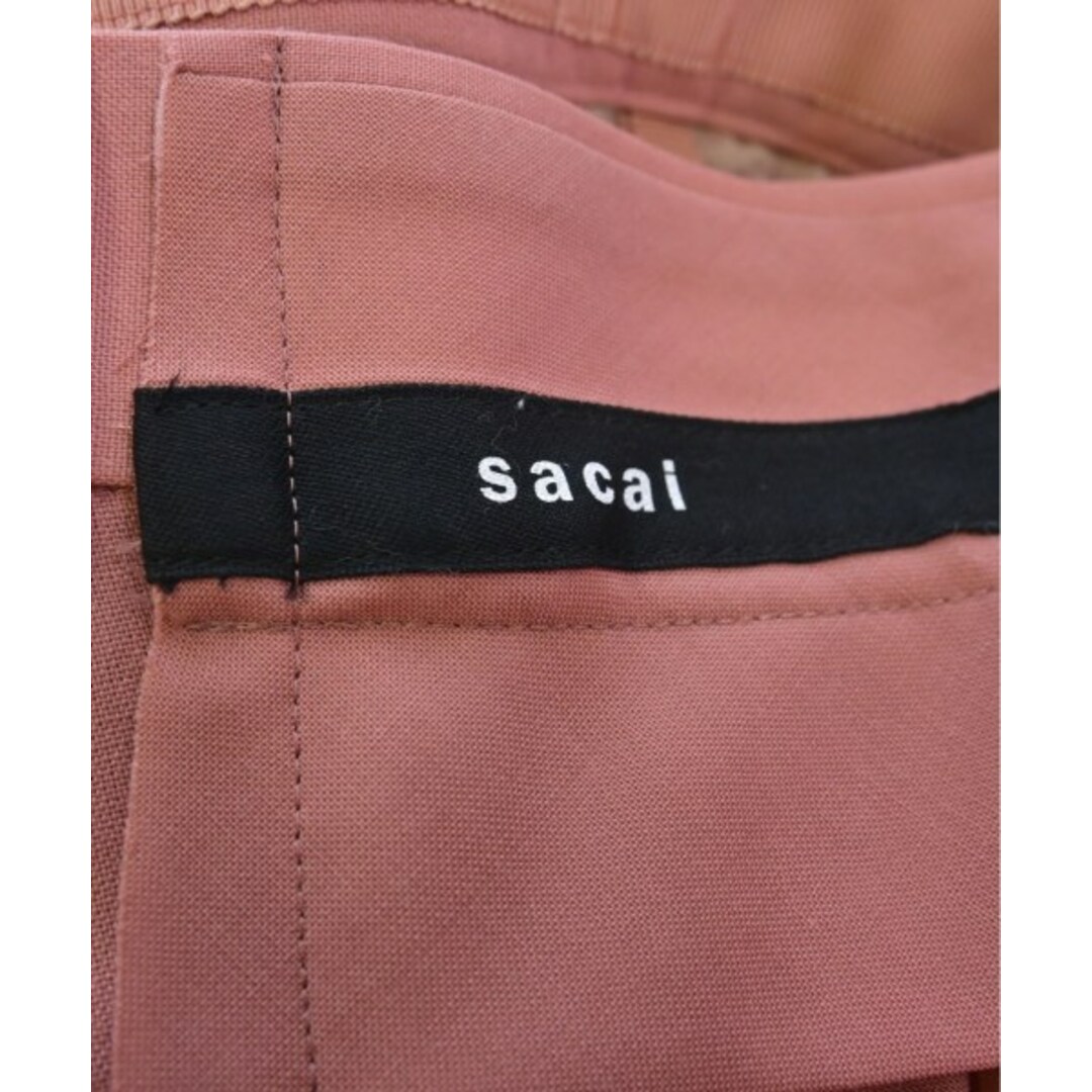 sacai(サカイ)のsacai サカイ パンツ（その他） 2(M位) ピンク 【古着】【中古】 レディースのパンツ(その他)の商品写真