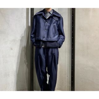 マルタンマルジェラ(Maison Martin Margiela)のbyh SILK WOOL ブルゾン(ブルゾン)