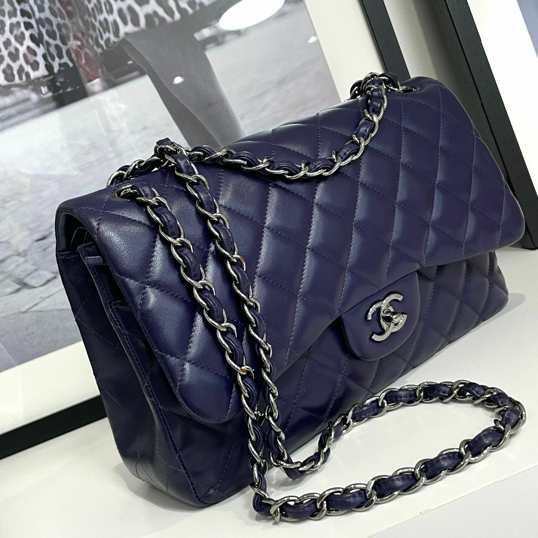 CHANEL シャネル ラムスキン マトラッセ チェーンショルダーバッグ CHANEL シャネル ラムスキン マトラッセ チェーンショルダーバッグ