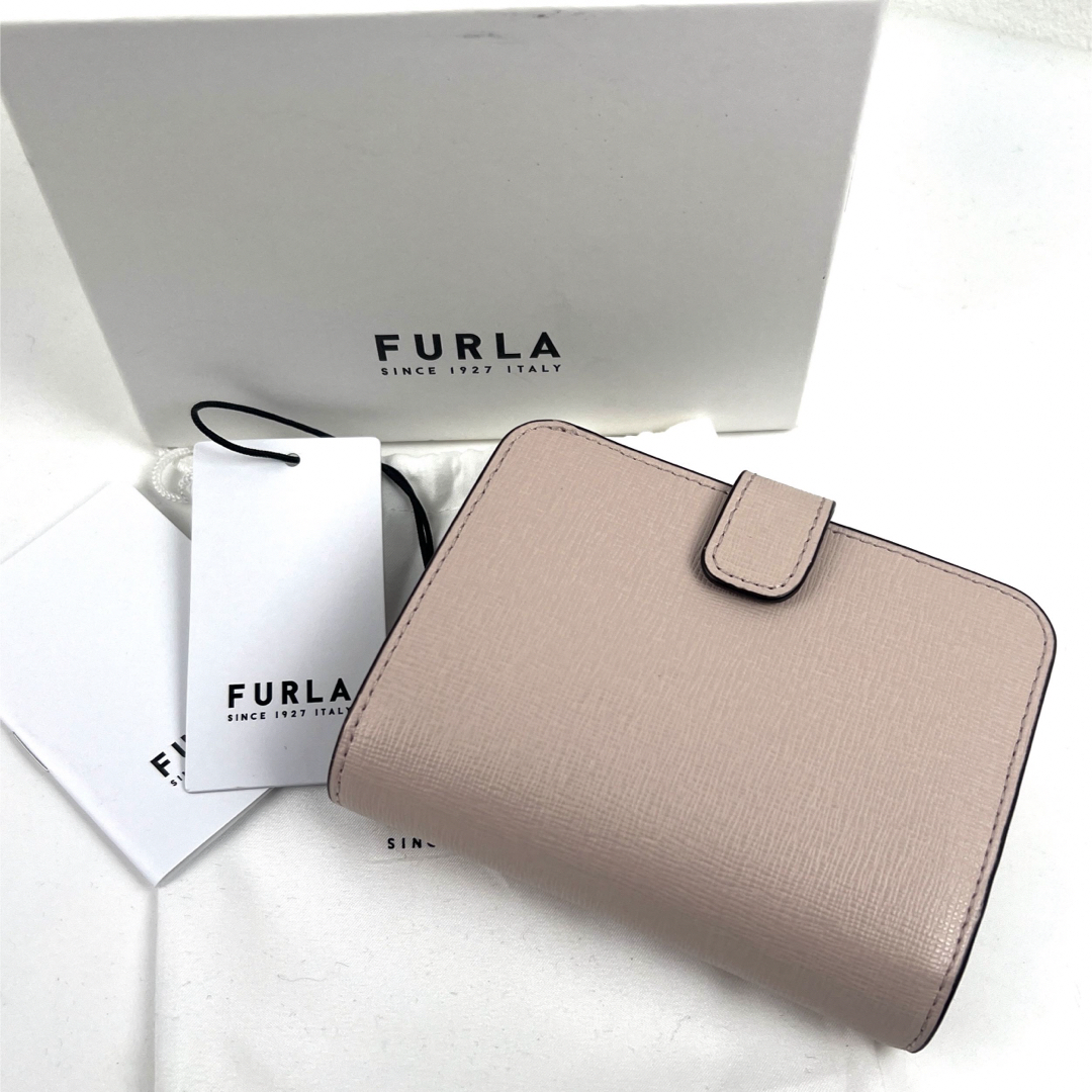 Furla(フルラ)の未使用！フルラ　バビロンS コンパクトウォレット　二つ折り財布　サフィアーノ レディースのファッション小物(財布)の商品写真