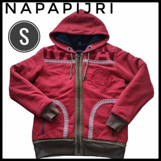 ナパピリ(NAPAPIJRI)のナパピリ　NAPAPIJRI　ボア　パーカー　メンズ　S　暖かい　もこもこ(パーカー)