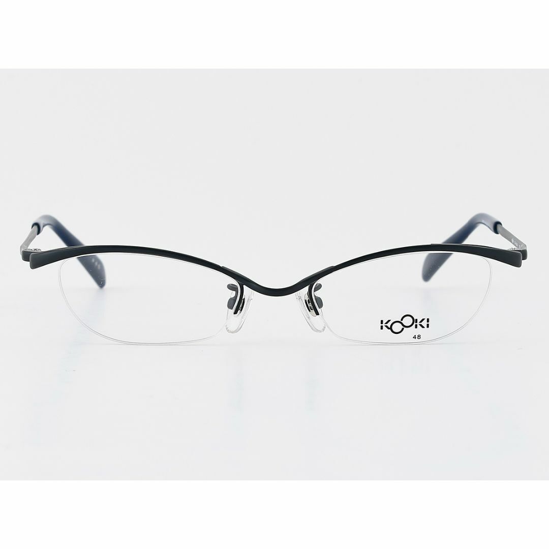 KOOKI masunaga 増永眼鏡 ネイビー 小さいサイズのメガネ 128 メンズのファッション小物(サングラス/メガネ)の商品写真