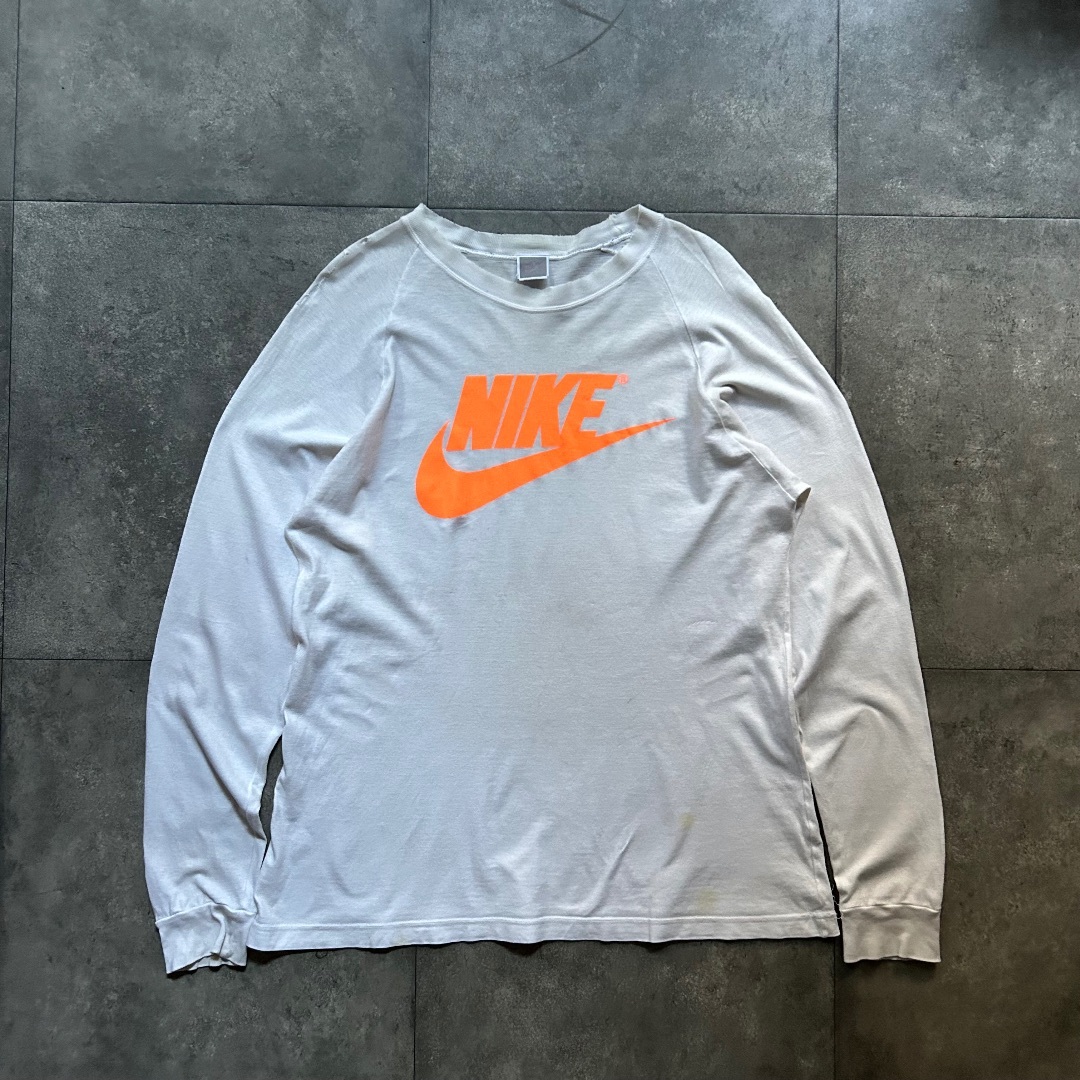 NIKE(ナイキ)の80s90s ナイキ ロンt/tシャツ XL 銀タグ ホワイト メンズのトップス(Tシャツ/カットソー(七分/長袖))の商品写真