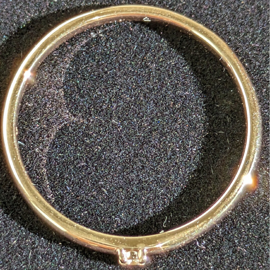 Vendome Aoyama(ヴァンドームアオヤマ)の578 ヴァンドームアオヤマダイヤリングK10PGピンクゴールド11号 レディースのアクセサリー(リング(指輪))の商品写真