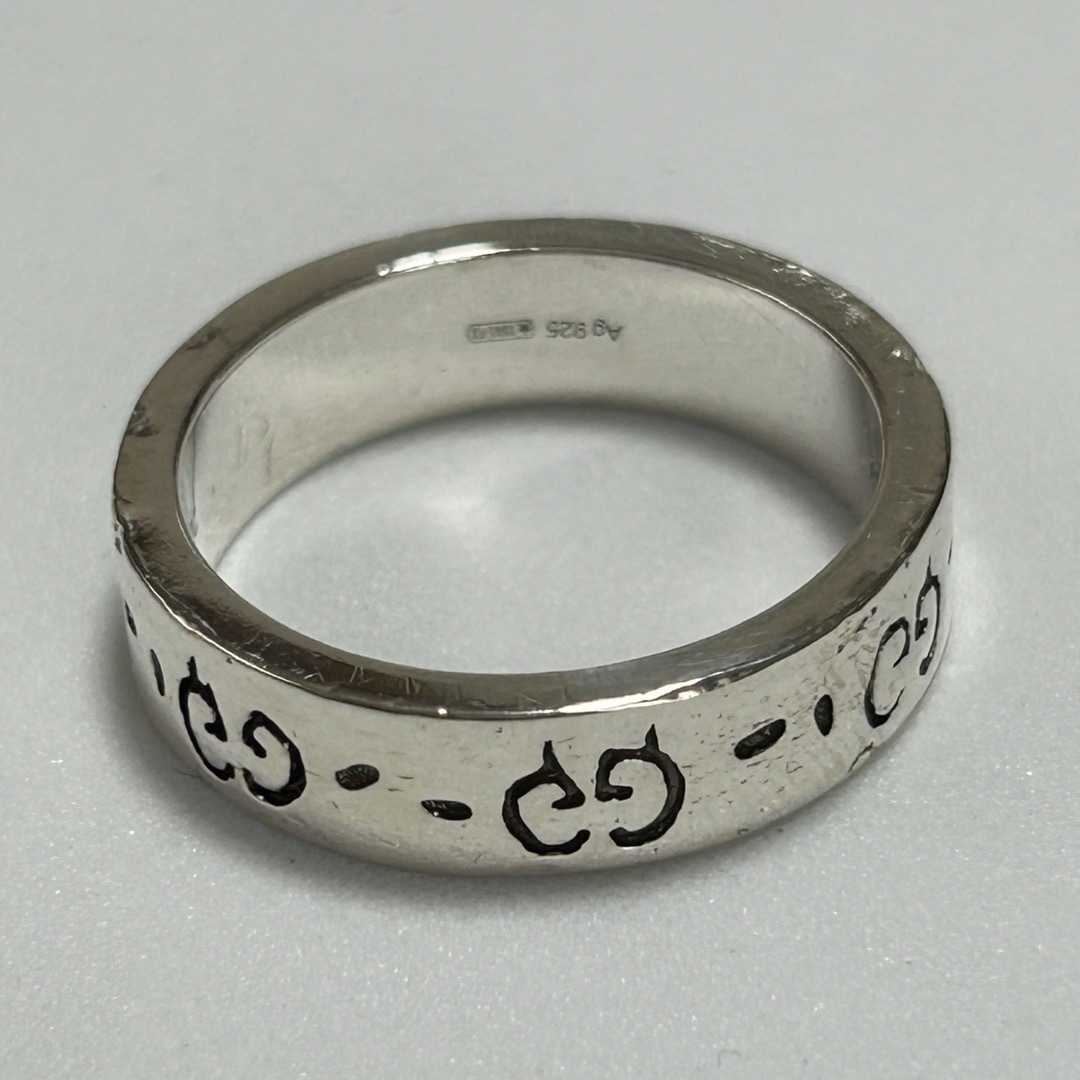 Gucci(グッチ)のGUCCI グッチ リング ゴーストリング 22号 指輪 ドクロ シルバー925 メンズのアクセサリー(リング(指輪))の商品写真
