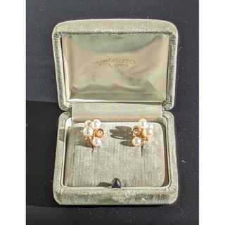 ミキモト(MIKIMOTO)の581ミキモトパールイヤリングK18YGイエローゴールド約5.5mm～7.0mm(イヤリング)