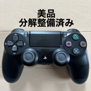 プレイステーション4(PlayStation4)の美品 SONY PS4 純正 コントローラー DUALSHOCK4 ブラック(家庭用ゲーム機本体)