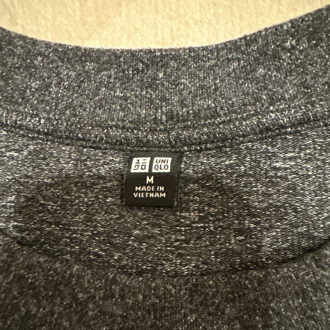 UNIQLO(ユニクロ)のユニクロ ソフトニットパフスリーブクルーネックT （長袖） メンズのトップス(Tシャツ/カットソー(七分/長袖))の商品写真