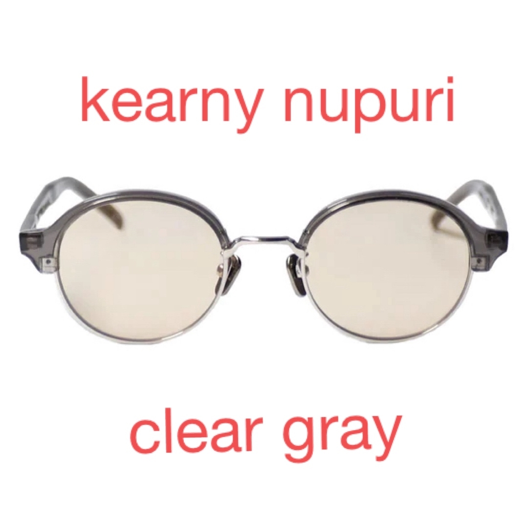 メンズkearny nupuri clear gray カーニー ヌプリ
