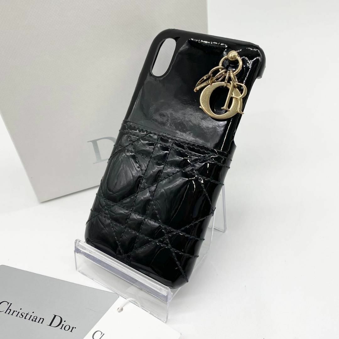 スマホアクセサリー美品 Christian Dior カナージュ iPhone ケース