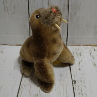 シュタイフ(Steiff)のシュタイフ セイウチのPady ヴィンテージ Steiff ドイツ(ぬいぐるみ)