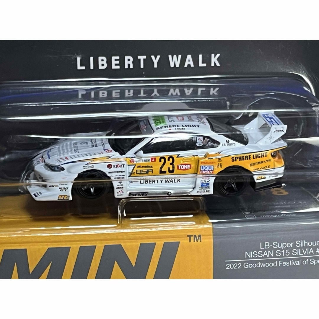 日産 - LBWK ミニGT MINI GT LBスーパーシルエット S15 シルビアの通販