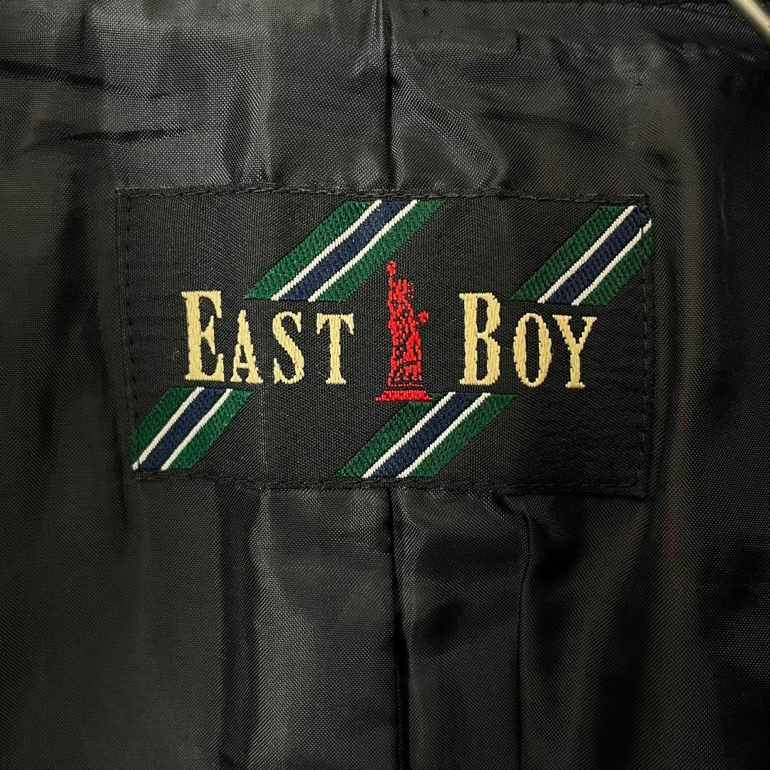 EASTBOY(イーストボーイ)の美品 イーストボーイ ピーコート ウール 濃紺 Pコート 9号 中学生 高校生 レディースのジャケット/アウター(ピーコート)の商品写真