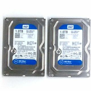 ウェスタンデジタル(Western Digital)の★HDD WD WD10EZEX 1TB SATA 2個(PCパーツ)