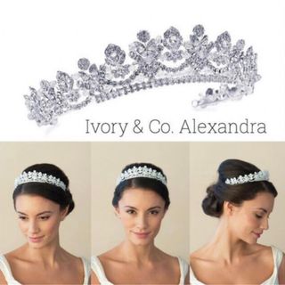 ヴェラウォン(Vera Wang)のivory & co アレクサンドラ(ヘッドドレス/ドレス)