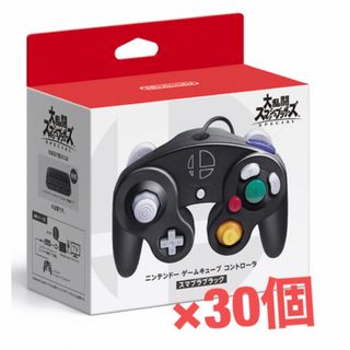 ニンテンドウ(任天堂)の【30個セット】ニンテンドー ゲームキューブ コントローラ スマブラブラック(その他)