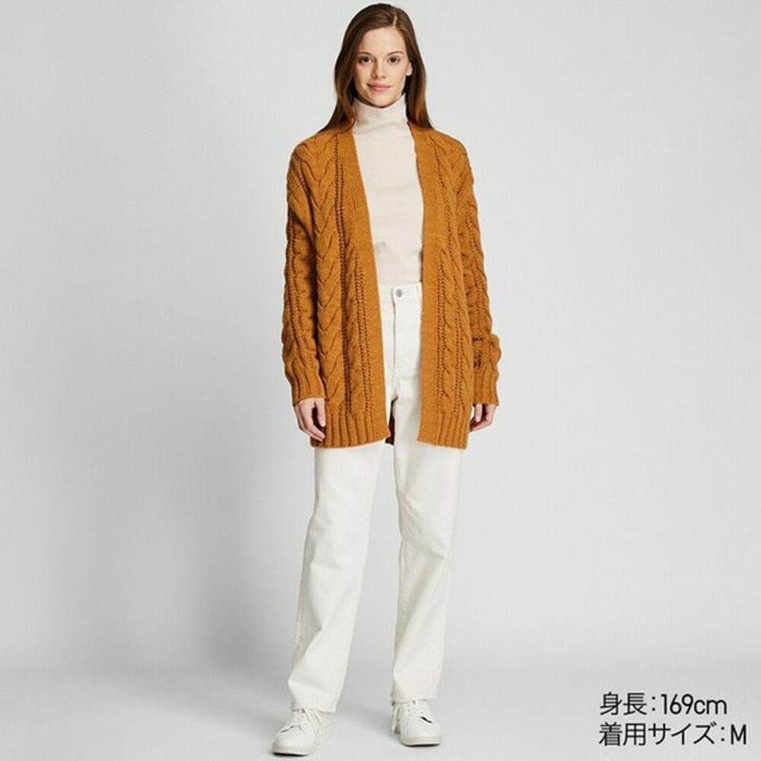 UNIQLO(ユニクロ)の新品 ユニクロ ニット カーディガン 羽織り オーバーサイズ レディースのトップス(カーディガン)の商品写真