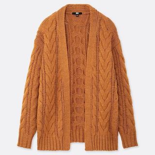 ユニクロ(UNIQLO)の新品 ユニクロ ニット カーディガン 羽織り オーバーサイズ(カーディガン)