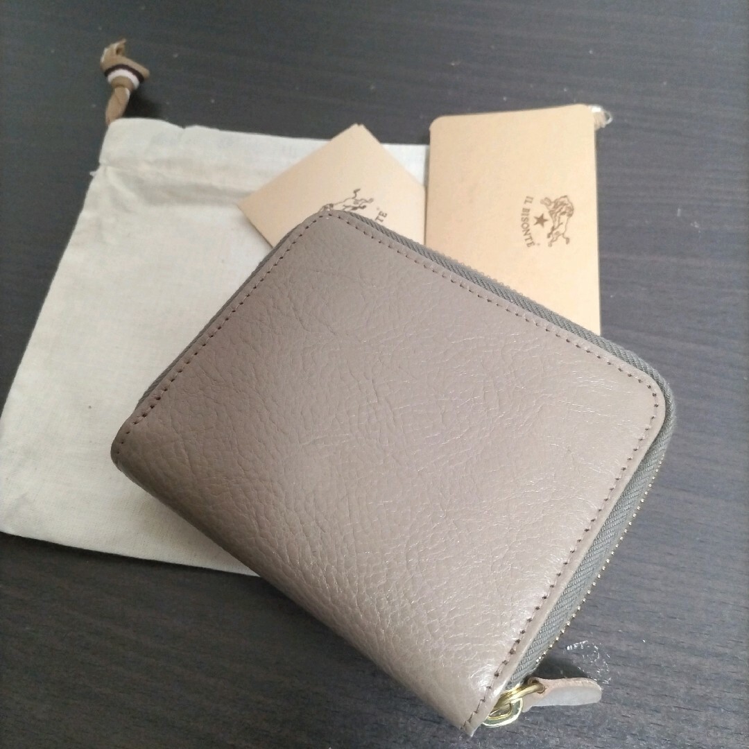IL BISONTE - 新品 イルビゾンテ 本革 レザー ラウンド IL BISONTE - 新品 イルビゾンテ 本革 レザー ラウンド