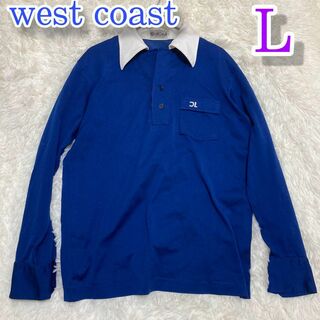 ヴィンテージ(VINTAGE)のwest coast ウエスト　コースト　シャツ　長袖　vintage　ブルー(Tシャツ/カットソー(七分/長袖))