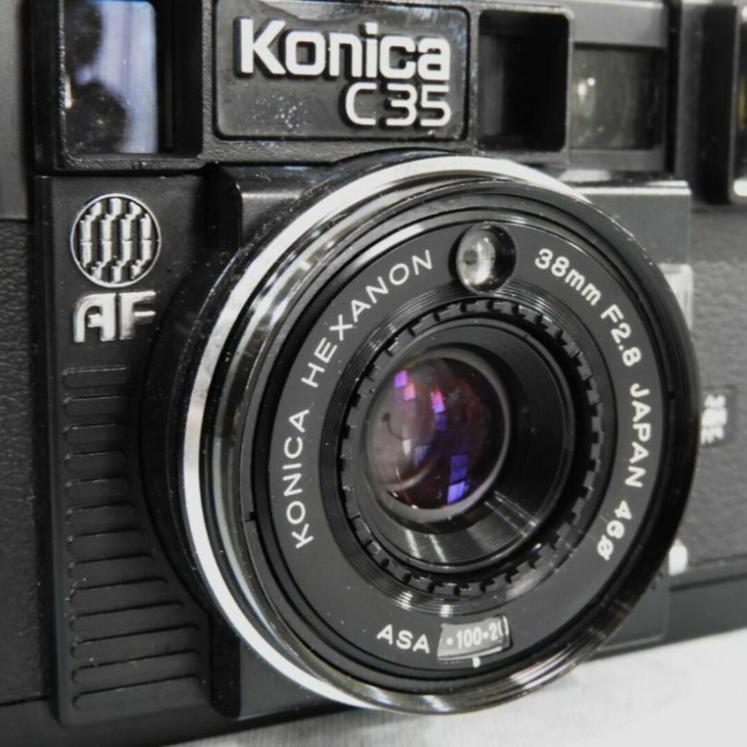 完動美品！コニカ【KONICA C35 AF ジャスピンコニカ】動作確認済