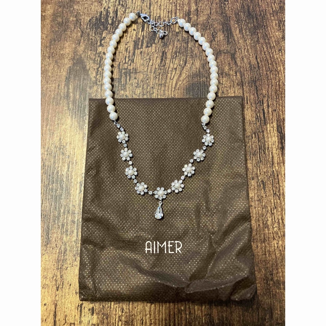 AIMER(エメ)のヨシノ3様専用　AIMER/ネックレス、イヤリング、ブレスレットのセット レディースのアクセサリー(ネックレス)の商品写真